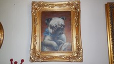 Mops bild 55cm gebraucht kaufen  Linden