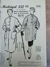 Ancien patron madrigal d'occasion  France