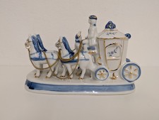 Porzellan kutsche blau gebraucht kaufen  Langenbach