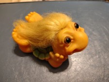 Usado, RARO Vintage Anos 60 Dam Things 1964 Turtle Troll com Cabelo Longo Loiro comprar usado  Enviando para Brazil