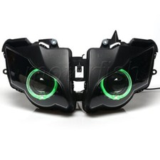 Projetor montado farol verde halo anéis serve para Honda CBR1000RR 2008-2011 comprar usado  Enviando para Brazil