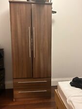 Brown wooden wardrobe for sale  LONDON