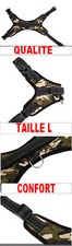Harnais chien ajustable d'occasion  La Bouilladisse