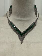 Crystal necklace earrings for sale  Denver