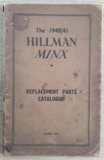 Hillman minx illustrated for sale  BOURNE