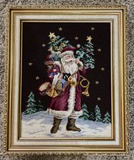 Needlepoint santa claus for sale  Germantown