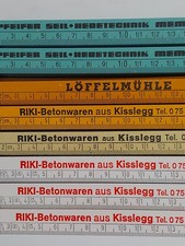 Alter meterstab werbung gebraucht kaufen  Kißlegg