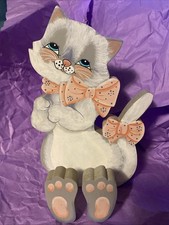 Wooden kitty cat for sale  Marietta