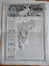 Scena illustrata raro usato  Genova