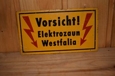 Altes blechschild warnschild gebraucht kaufen  Limbach-Oberfrohna