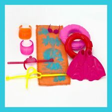 ❤️Muñeca Barbie Piscina Playa Accesorios Lote Mattel❤️ segunda mano  Embacar hacia Argentina