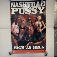 Pôster Nashville Pussy High As Hell 36x24 comprar usado  Enviando para Brazil