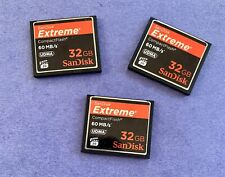 Flash compacto SanDisk Extreme 32 GB 60 MB/s UDMA probado CF segunda mano  Embacar hacia Argentina