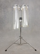 Usado, OCTOBANOS ACRÍLICOS TRANSPARENTES TAMA ANOS 70/80 6 X 19", 6 X 21" COM SUPORTE, RAROS! comprar usado  Enviando para Brazil