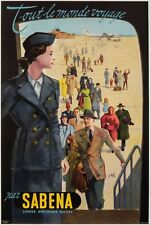 Original aviation poster d'occasion  Saint-Ouen