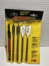 Irwin 6 peças Speedbor 2000 brocas de madeira conjunto de 5 feitas nos EUA com estojo comprar usado  Enviando para Brazil