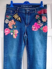 Customised jeans upcycled for sale  STOCKTON-ON-TEES