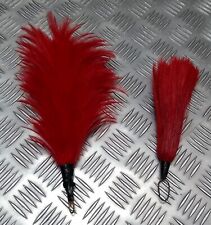 Red hackles plumes for sale  LONDON