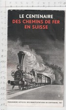 Centenaire chemins fer d'occasion  Expédié en France