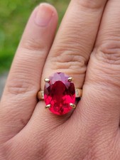Bague cocktail jaune d'occasion  Paris XII