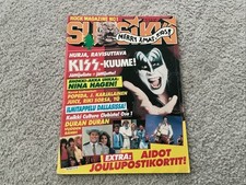 KISS RARO FINLANDÊS SUOSIKKI REVISTA DEZEMBRO 1983 GENE SIMMONS CAPA DURAN DURAN comprar usado  Enviando para Brazil