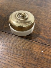 Vintage brass ceramic for sale  LICHFIELD