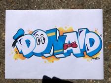 Dessin signé donald d'occasion Dessin signé donald d'occasion  Auvers-sur-Oise