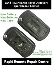Land Rover Discovery 3 Range Rover Sport controle remoto flip chaveiro 3 botões serviço comprar usado  Enviando para Brazil