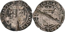 Używany, Brabancja Antwerpia 1/2 Real di Argent 1521-1555 Karol V. Oryginalna moneta #FTC628 na sprzedaż  Wysyłka do Poland