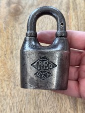 Candado antiguo vintage RE Co. Russell & Erwin cerradura sin llave segunda mano  Embacar hacia Mexico