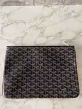 Bolsa de mão Goyard autêntica usada preta marrom comprar usado  Enviando para Brazil