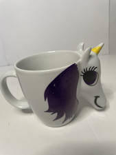 Unicorn mug purple for sale  LEICESTER