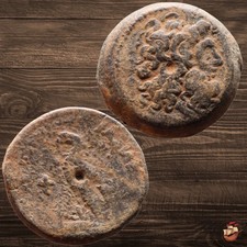 Moeda dos Reis Ptolomaicos do Egito - Ptolomeu IX a Ptolomeu XII (116-51 aC) Zeus @a52 comprar usado  Enviando para Brazil