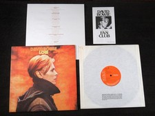 Usado, DAVID BOWIE Low RCA Victor UK 1st Press LP + Insert & Fan Club Insert. STERLING comprar usado  Enviando para Brazil
