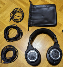 Audio-Technica ATH-M50X OverEar Studio Headphones +pouch/cables/headband cover!! comprar usado  Enviando para Brazil
