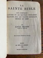 Sainte bible louis d'occasion  Annonay