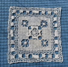 Broderie ancienne filet d'occasion  Béthune