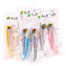 Isca flutuante 5 peças de isca de pesca popper topwater atum robalo isca artificial 23g/11cm EUA comprar usado  Enviando para Brazil