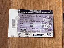 Ticket 2009 birmingham for sale  DUNMOW