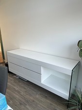 Danetti white sideboard for sale  LIVERPOOL