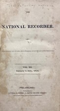 1820 The National Recorder, Volume III, January to July, 1820, Scarce comprar usado  Enviando para Brazil