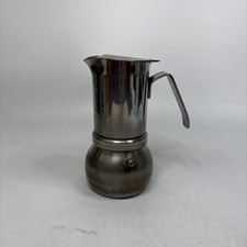 Caffettiera acciaio vintage usato  Due Carrare