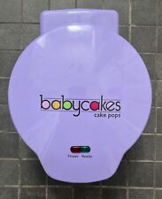 BabyCakes CP-12 Cake Pop Maker Roxo Faz 12 Cake Pops Donut Holes Sobremesas, usado comprar usado  Enviando para Brazil