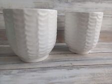 White ripple textured for sale  TOTNES