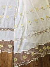 Embroidered flowers daisy for sale  NORWICH