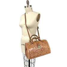 Bolsa de couro vintage MR Canoa Industria Argentina feita à mão bolsa médica  comprar usado  Enviando para Brazil