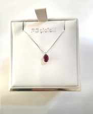 Collana rubino diamanti usato  Mazzarrone