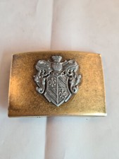 Koppelschloss wappen messing gebraucht kaufen  Ringsheim