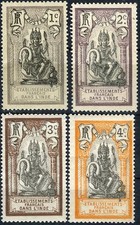 Índia Francesa 1914 Brahma MH (SC# 25-26, 28-29) comprar usado  Enviando para Brazil