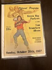 1957 nfl program for sale  Porter Ranch